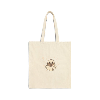 Ghost Cotton Canvas Tote Bag