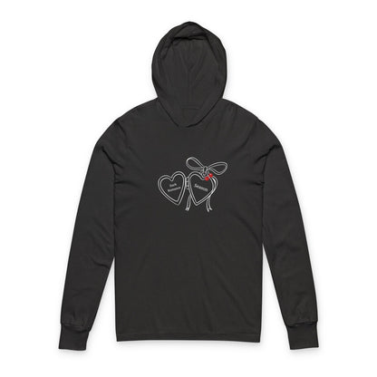 Dark Romance Unisex Hooded Long Sleeve Tee