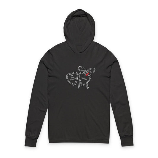 Dark Romance Unisex Hooded Long Sleeve Tee